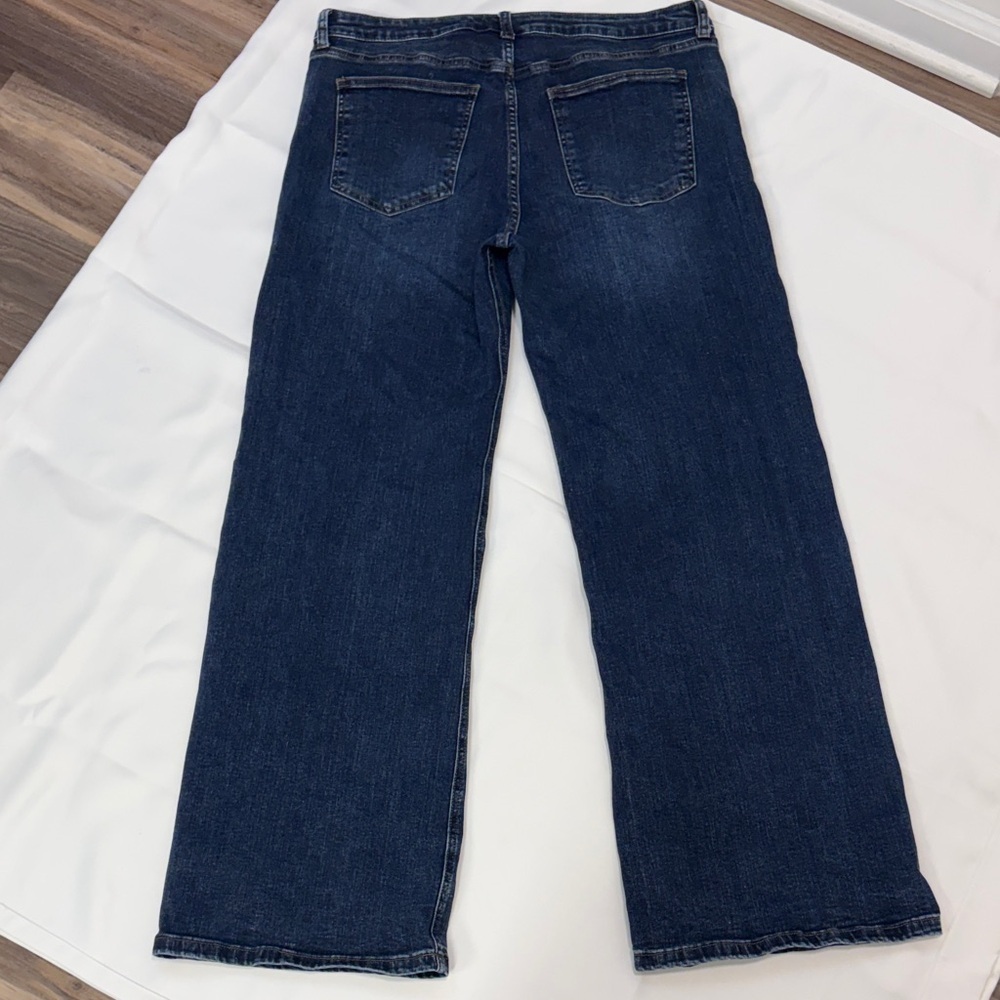KUT FROM THE KLOTH DARK BLUE STRAIGHT LEG JEANS! - Picture 3 of 9